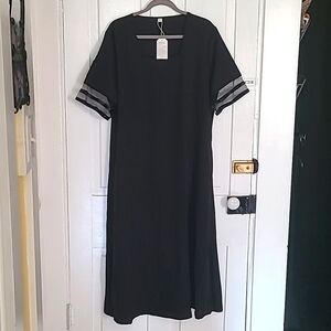 🆕️Tamym Black Dress with Sheer Sleeves